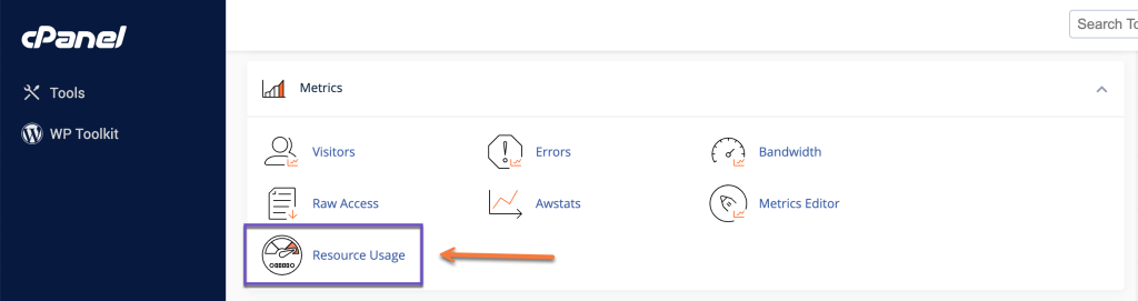 cPanel-Metrics-Resource-Usage