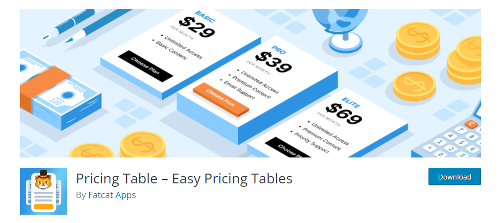  Easy Pricing Tables