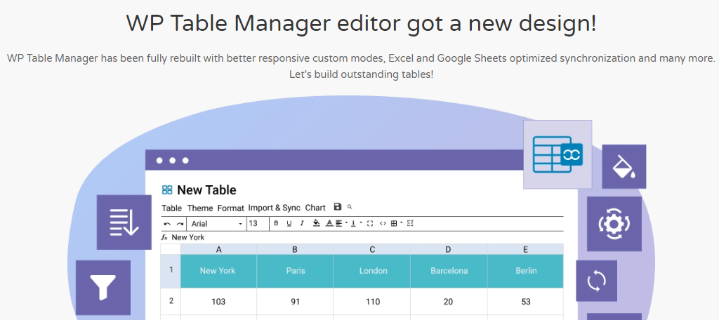 WP Table Manager