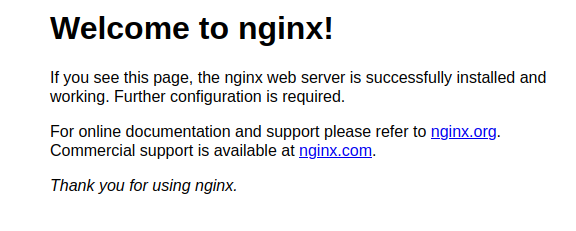 install nginx