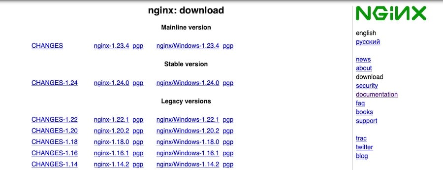 دانلود nginx ویندوز