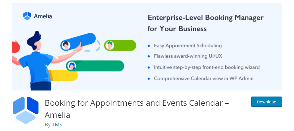 Booking for Appointments and Events Calendar