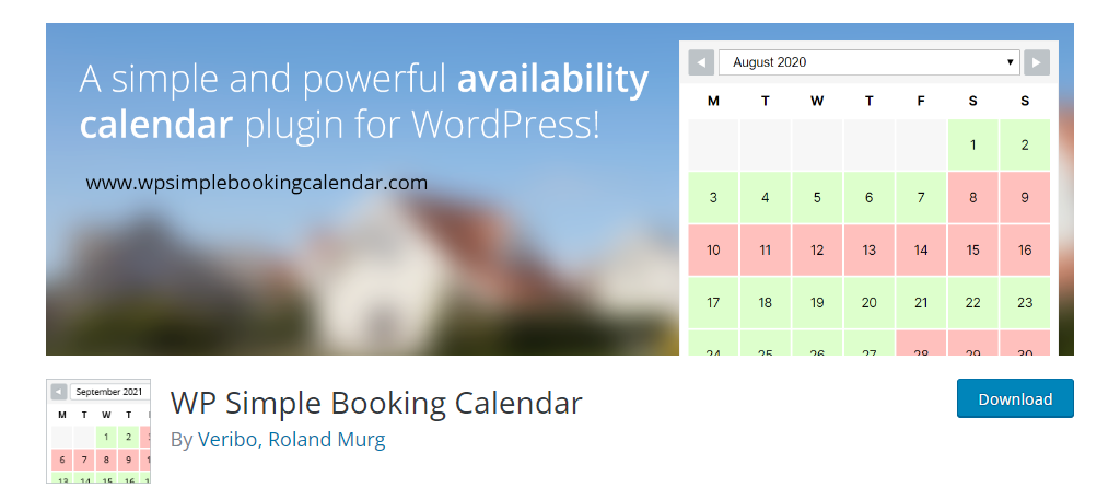 WP Simple Booking Calendar