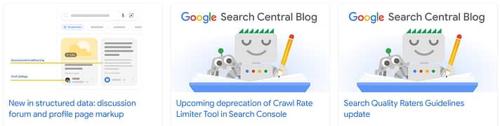 Google Search Central blog