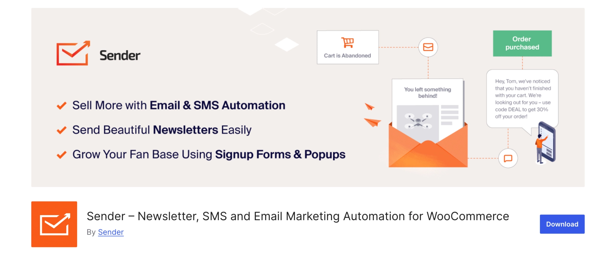 Sender 7 best wordpress newsletter plugins [email optin & more] from the plus addons for elementor