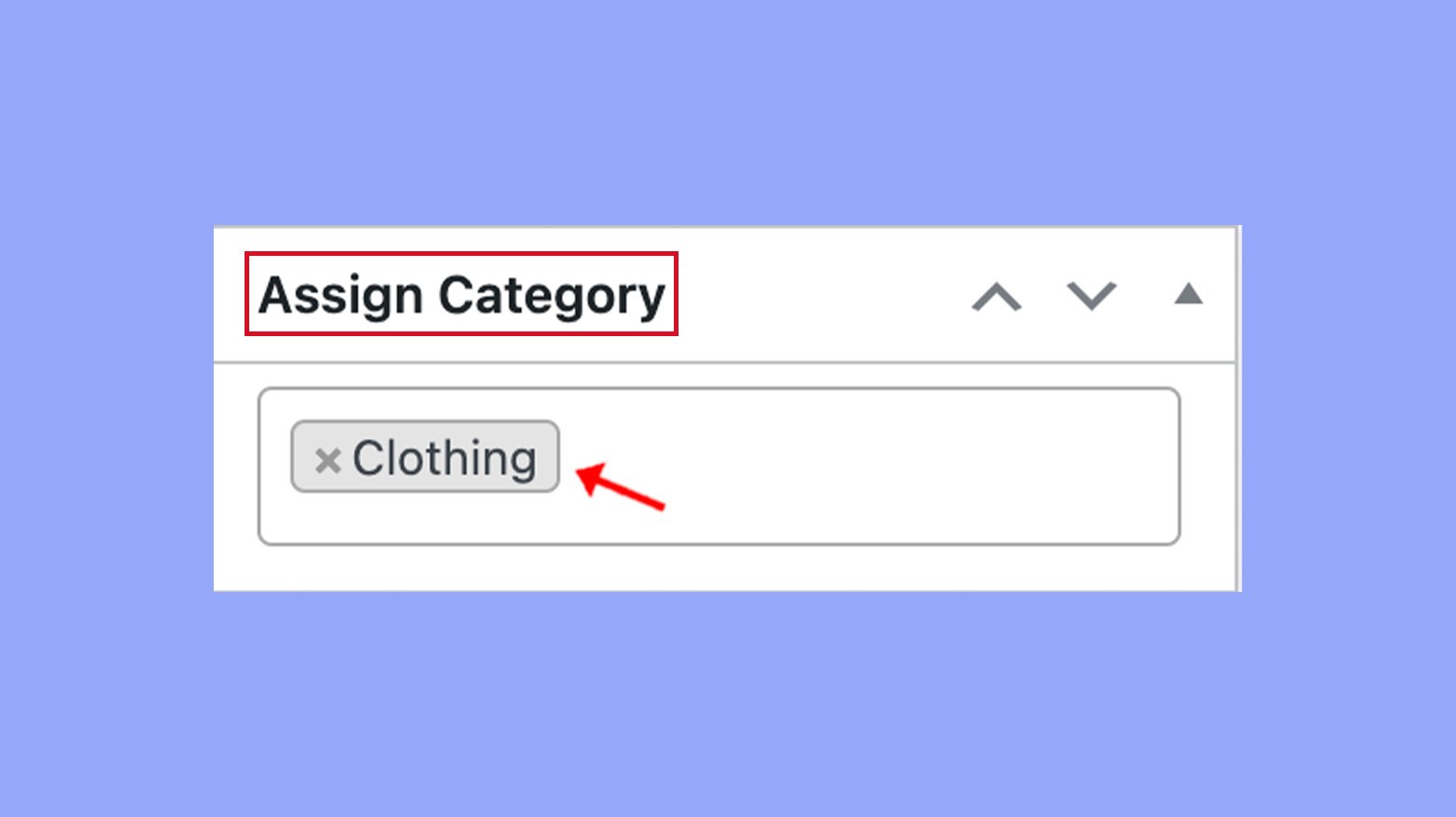 Setting a category for a size char in WooCommerce