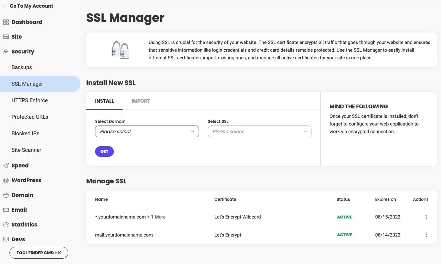 گواهی SSL را با Siteground اضافه کنید